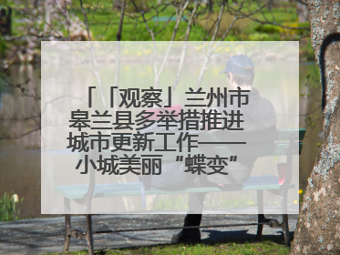「观察」兰州市皋兰县多举措推进城市更新工作——小城美丽“蝶变” 居民幸福升级