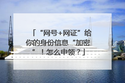 “网号+网证”给你的身份信息“加密”！怎么申领？