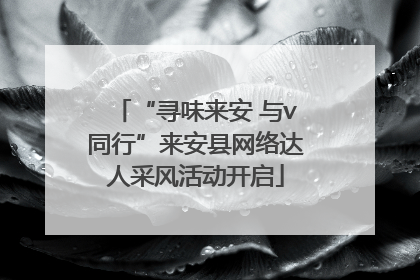 “寻味来安 与v同行”来安县网络达人采风活动开启