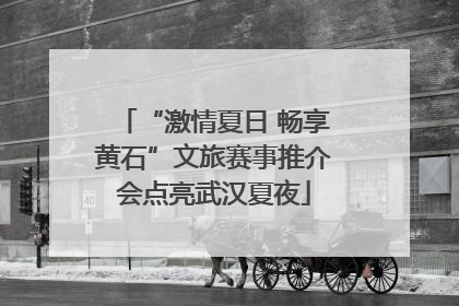 “激情夏日 畅享黄石”文旅赛事推介会点亮武汉夏夜