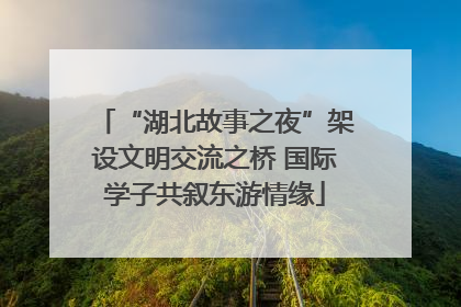 “湖北故事之夜”架设文明交流之桥 国际学子共叙东游情缘