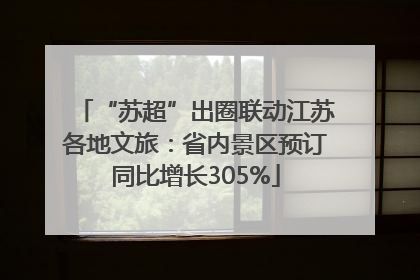 “苏超”出圈联动江苏各地文旅：省内景区预订同比增长305%