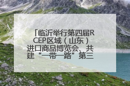 临沂举行第四届RCEP区域（山东）进口商品博览会、共建“一带一路”第三届临沂商城国际采购商大会新闻发布会