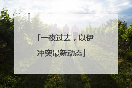 一夜过去，以伊冲突最新动态