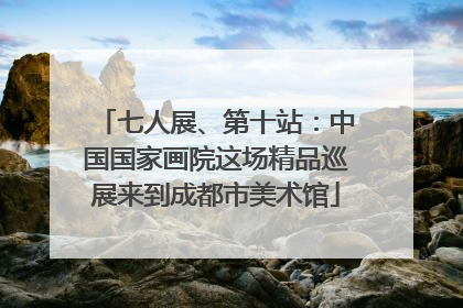 七人展、第十站：中国国家画院这场精品巡展来到成都市美术馆