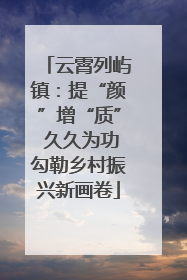 云霄列屿镇：提“颜”增“质” 久久为功勾勒乡村振兴新画卷