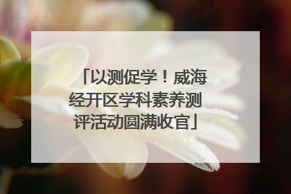 以测促学！威海经开区学科素养测评活动圆满收官