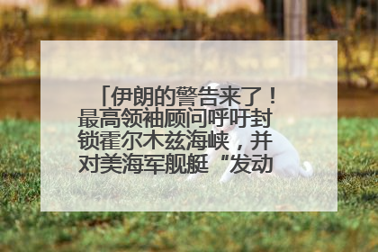伊朗的警告来了！最高领袖顾问呼吁封锁霍尔木兹海峡，并对美海军舰艇“发动导弹袭击”