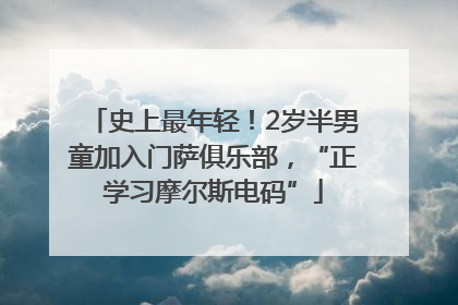 史上最年轻！2岁半男童加入门萨俱乐部，“正学习摩尔斯电码”