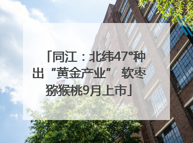 同江：北纬47°种出“黄金产业” 软枣猕猴桃9月上市