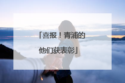 喜报！青浦的他们获表彰