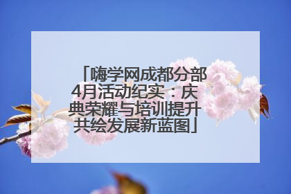 嗨学网成都分部4月活动纪实：庆典荣耀与培训提升共绘发展新蓝图