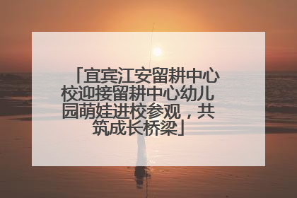 宜宾江安留耕中心校迎接留耕中心幼儿园萌娃进校参观，共筑成长桥梁