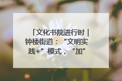 文化书院进行时｜钟楼街道：“文明实践+”模式，“加”出百姓幸福感
