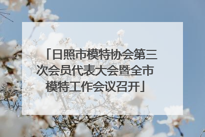 日照市模特协会第三次会员代表大会暨全市模特工作会议召开