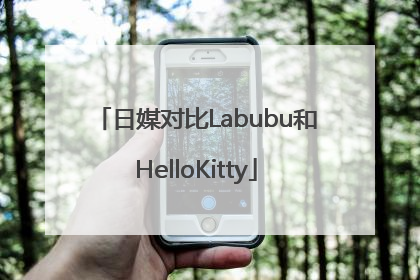 日媒对比Labubu和HelloKitty