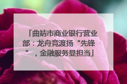 曲靖市商业银行营业部：龙舟竞渡扬“先锋”，金融服务显担当