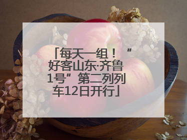 每天一组！“好客山东·齐鲁1号”第二列列车12日开行