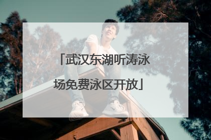 武汉东湖听涛泳场免费泳区开放