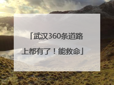 武汉360条道路上都有了！能救命