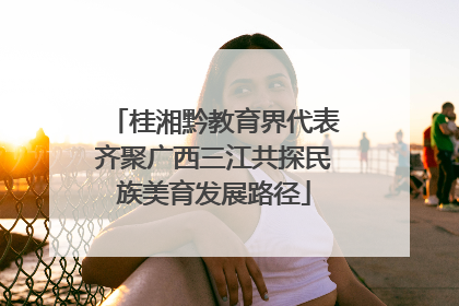 桂湘黔教育界代表齐聚广西三江共探民族美育发展路径