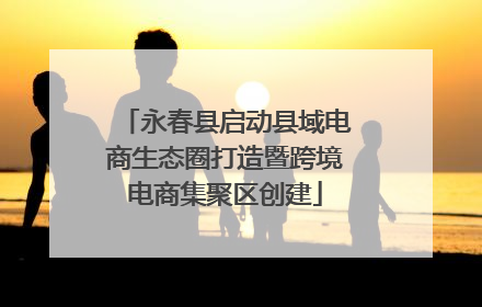 永春县启动县域电商生态圈打造暨跨境电商集聚区创建