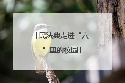 民法典走进“六一”里的校园