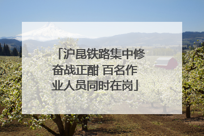 沪昆铁路集中修奋战正酣 百名作业人员同时在岗