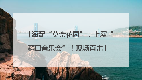 海淀“莫奈花园”，上演“稻田音乐会”！现场直击