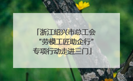 浙江绍兴市总工会“劳模工匠助企行”专项行动走进三门