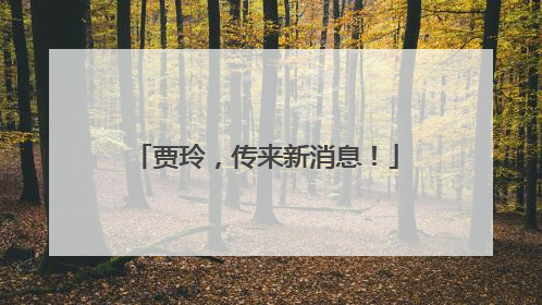 贾玲，传来新消息！