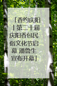 香约庆阳丨第二十届庆阳香包民俗文化节启幕 潘鲁生宣布开幕