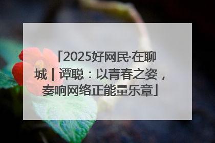 2025好网民·在聊城｜谭聪：以青春之姿，奏响网络正能量乐章