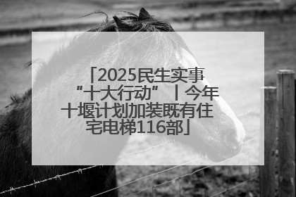 2025民生实事“十大行动”丨今年十堰计划加装既有住宅电梯116部