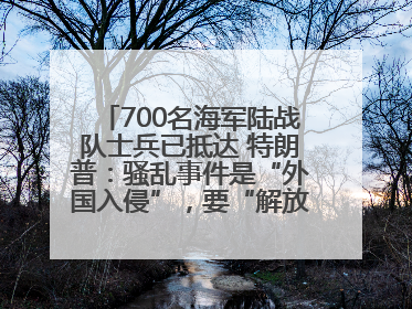 700名海军陆战队士兵已抵达 特朗普：骚乱事件是“外国入侵”，要“解放洛杉矶”