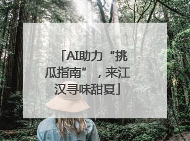 AI助力“挑瓜指南”，来江汉寻味甜夏