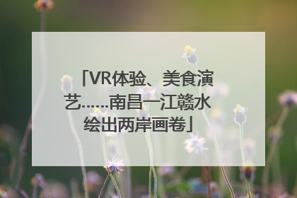 VR体验、美食演艺……南昌一江赣水绘出两岸画卷